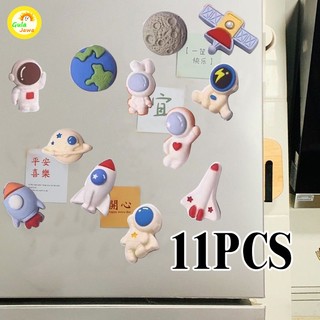 11pcs Magnet Tempelan Kulkas Kartun Lucu Strawberry Bear Mini Set Kreatif Hadiah Unik Dekorasi Kulkas