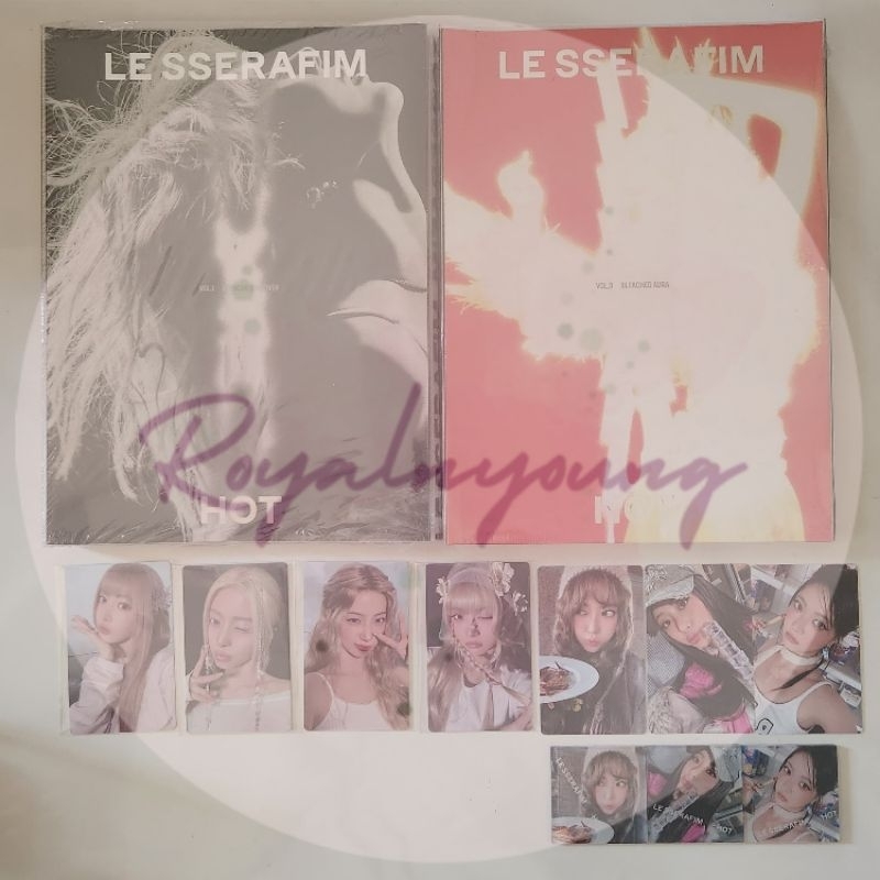 อัลบั้ม LSF Le Sserafim - HOT Weverse WV (+ POB Raffle) Sakura Yunjin Kazuha Eunchae