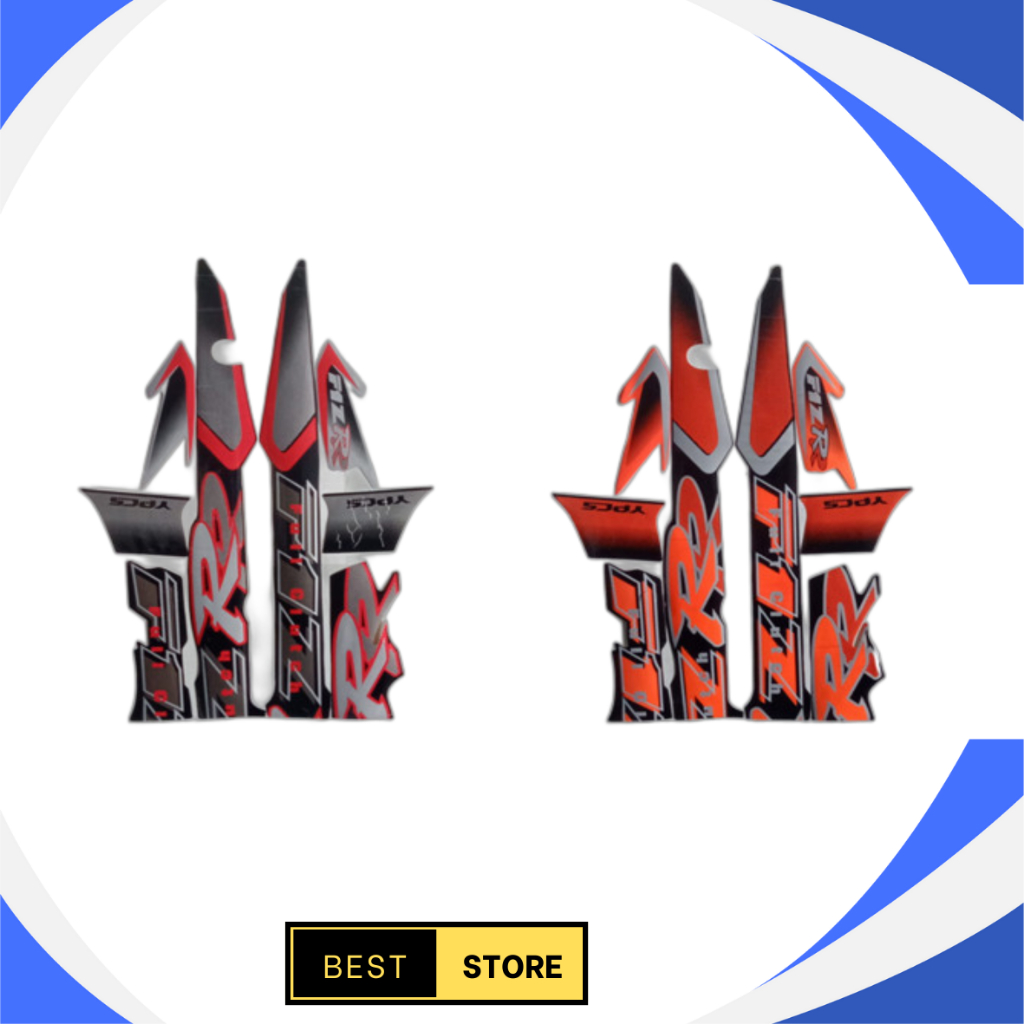 Yamaha F1ZR F1 Zr 2002 Full Clutch List Motorcycle Standard F1ZR 2002 Striping Stickers