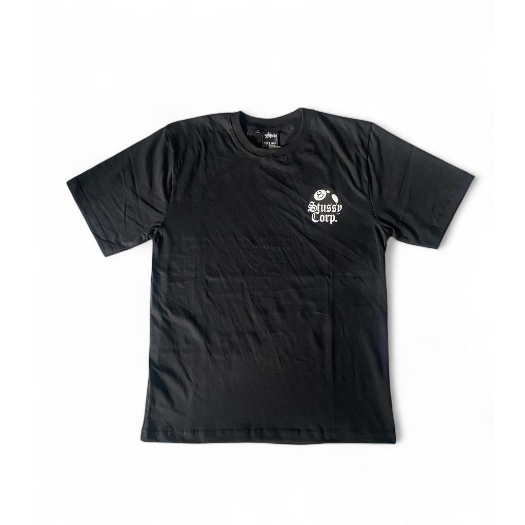 เสื้อยืดสีดํา STUSSY 8 BALL