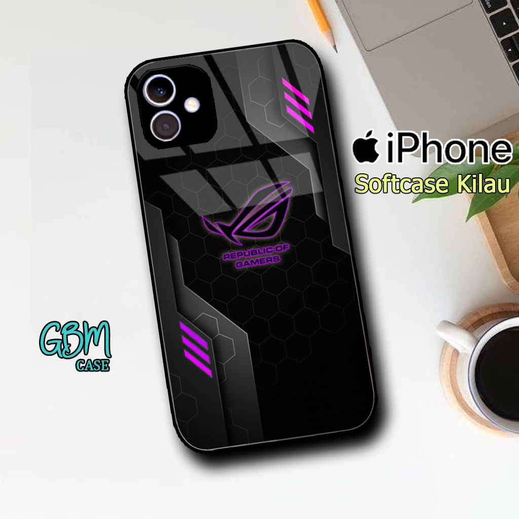 [GBM580] Glitter Softcase Iphone 11 12 13 14 15 Pro Max Mini Plus X XR 7 8 9 6 Case IP Premium Shiny