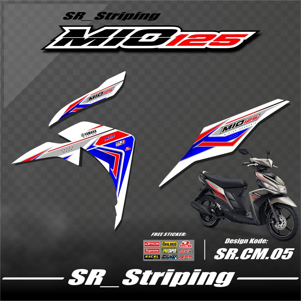 Striping MIO Z 125 / Mio M3 / Variation MIO Z / Mio M3 / สติ๊กเกอร์ MIO 125 / Striping Motor MIO Z /