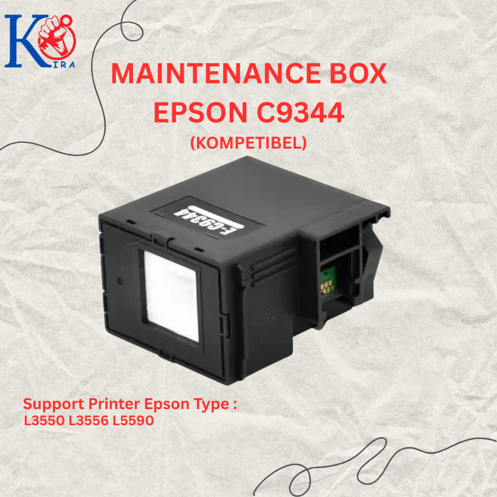 กล่องบํารุงรักษา Epson C9344 (เข้ากันได้) สําหรับเครื่องพิมพ์ L3550 L3556 L5590