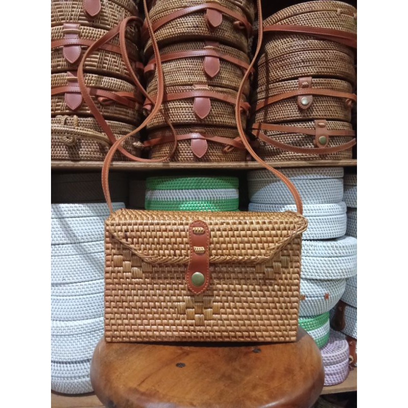 MALBORO BAG / MLBORO RATTAN ATTE WALLET
