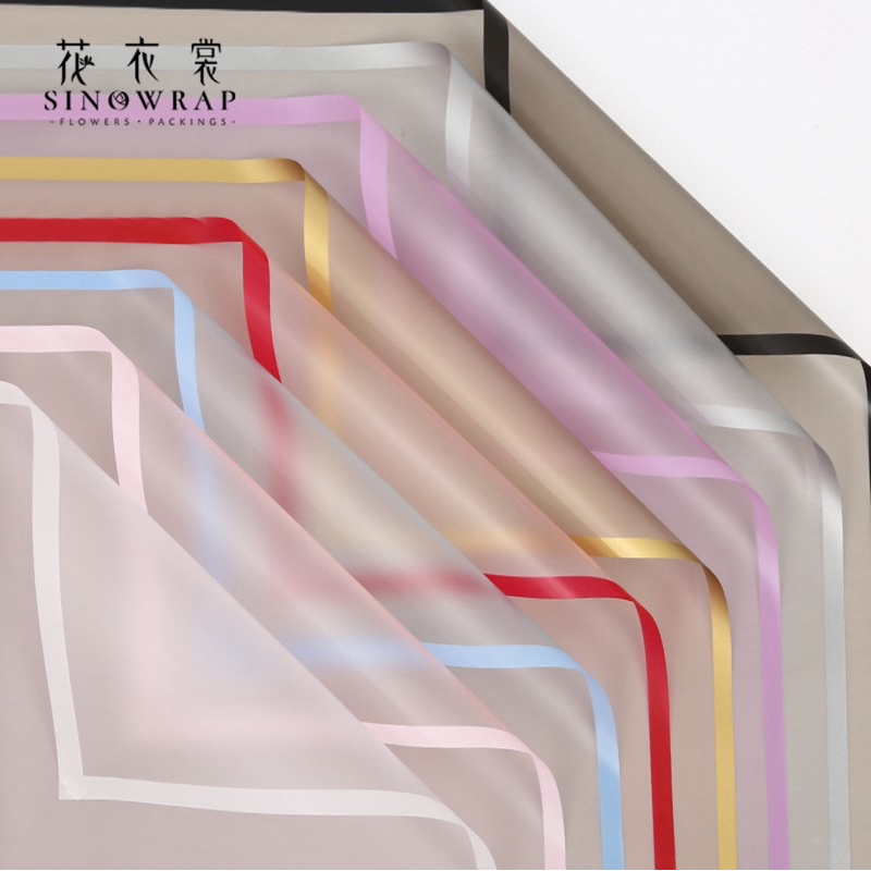 PAPER BOUQUET / FLOWERS WRAPPING PAPER / TRANSPARENT FLOWER PAPER