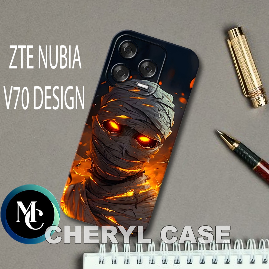 เคสยางสําหรับ ZTE NUBIA V70 DESIGN/CC17/COWOK Motif/V70 DESIGN case/Casing V70 DESIGN/softcase