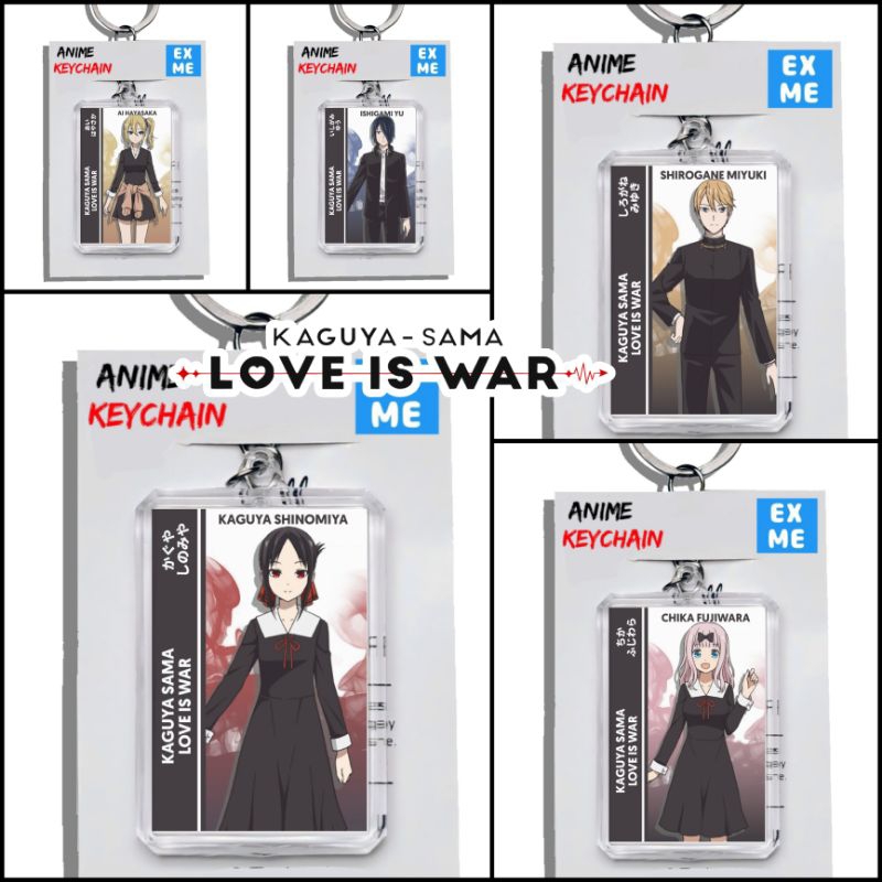 GANTUNGAN Kaguya sama wa Kokurasetai พวงกุญแจ - พวงกุญแจ Kaguya sama Love is War - พวงกุญแจ Kaguya S
