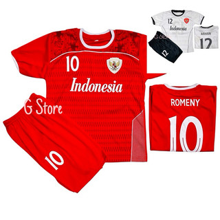 BISA COD / SETELAN TIMNAS INDONESIA TERBARU / SET BAJU BOLA ANAK LAKI LAKI TERMURAH / KAOS BOLA TIMNAS INDONESIA / BAJU INDONESIA TERLENGKAP