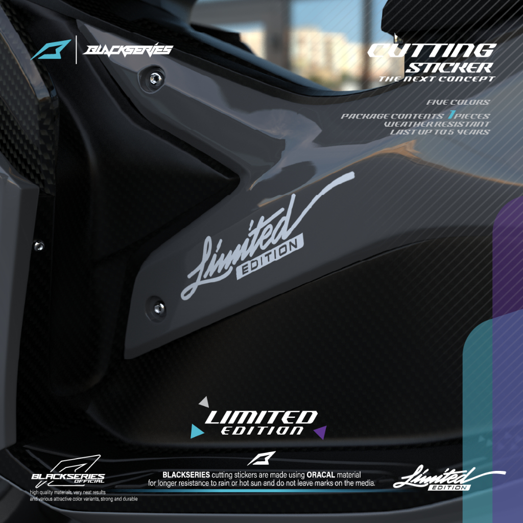 BLACKSERIES | สติ๊กเกอร์ตัดรุ่นลิมิเตด | สติ๊กเกอร์รุ่นลิมิเตด