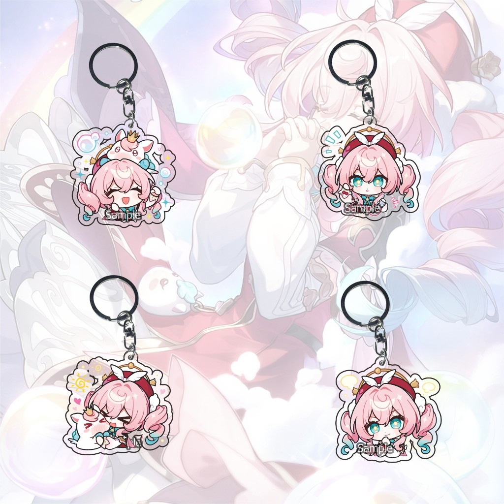 GANTUNGAN Honkai Star Rail Hyacine พวงกุญแจทั้งหมด - HSR - พวงกุญแจอนิเมะ - พวงกุญแจพวงกุญแจ - ของที