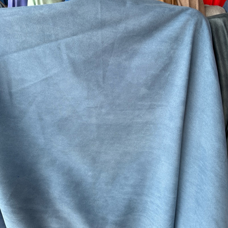 Suede Satin Suede Fabric 1 ด้าน สําหรับรองเท้า ซับในกระเป๋า เสื้อผ้า ฯลฯ