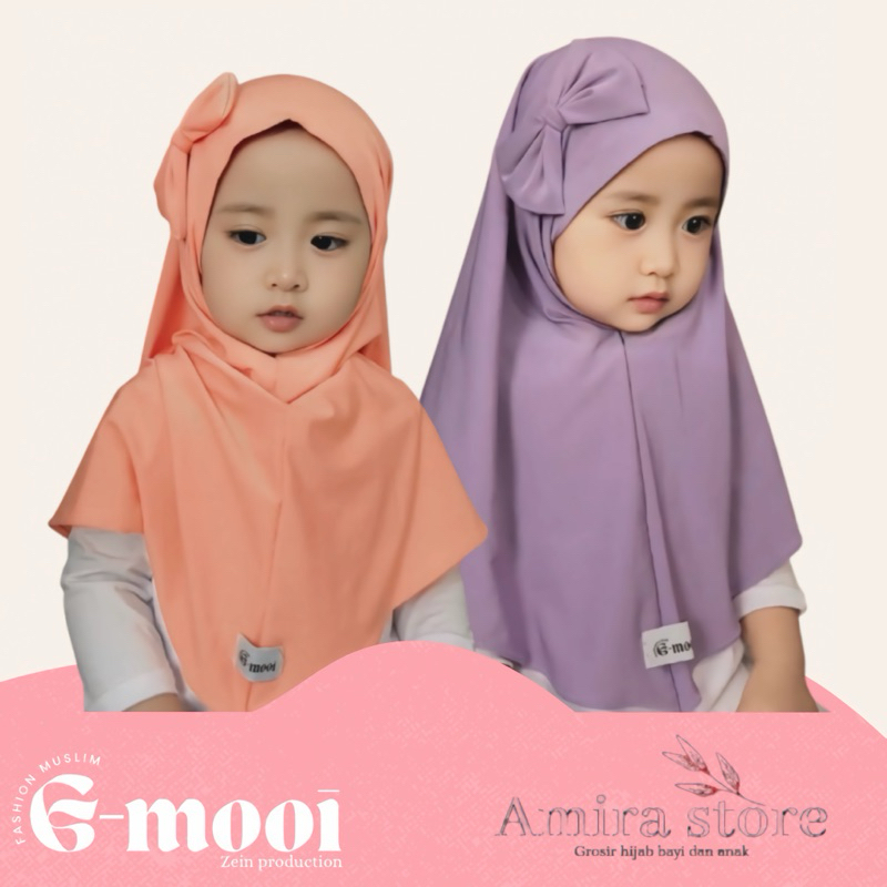 G-MOOI ฮิญาบเด็ก 0-6 เดือน 1-8 ปี MISYA RIBBON ฮิญาบเด็ก ผ้าคลุมผมเด็กแรกเกิด - รูปที่ 7
