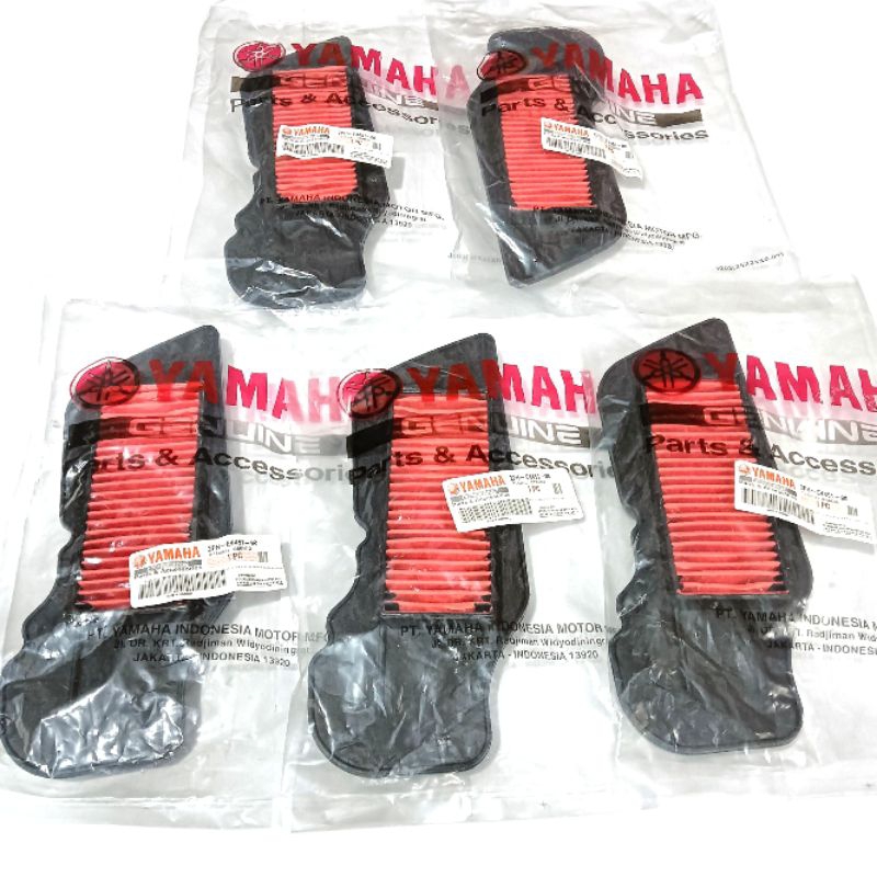 ขายส่ง (5 ชิ้น) กรองอากาศ กรองอากาศ Yamaha Mio M3 Soul GT 125 Fino 125 Fi X ขี่ 125 Mio Z Part รหัส 