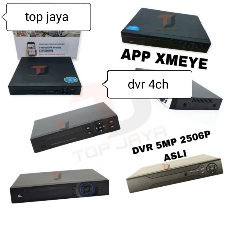 DVR กล้องวงจรปิด 4CH XMEYE FULL HD 1080P SUPPORT ANALOG AHD TVI CVI ORIGINAL