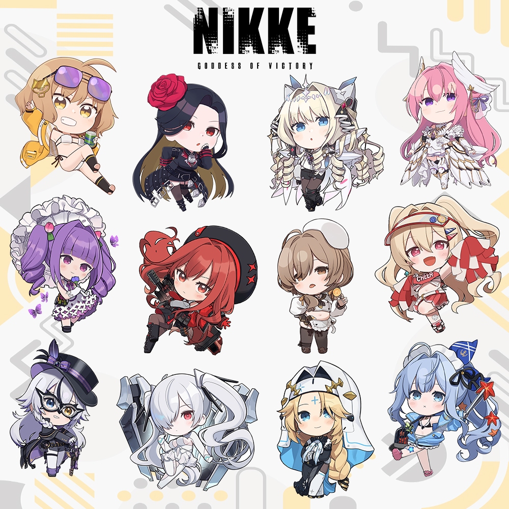 GANTUNGAN NIKKE พวงกุญแจ | พวงกุญแจเทพธิดาแห่งชัยชนะ Nikke | พวงกุญแจอะคริลิค Nikke Neat