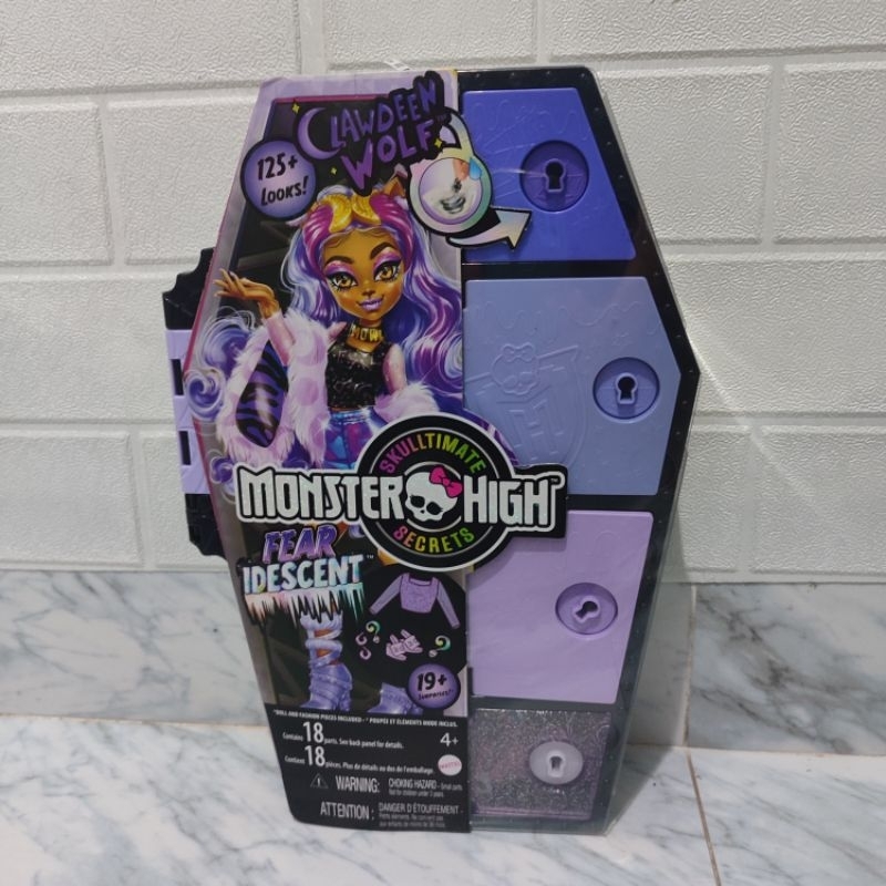 Monster high Skulltimate secret clawdeen wolf