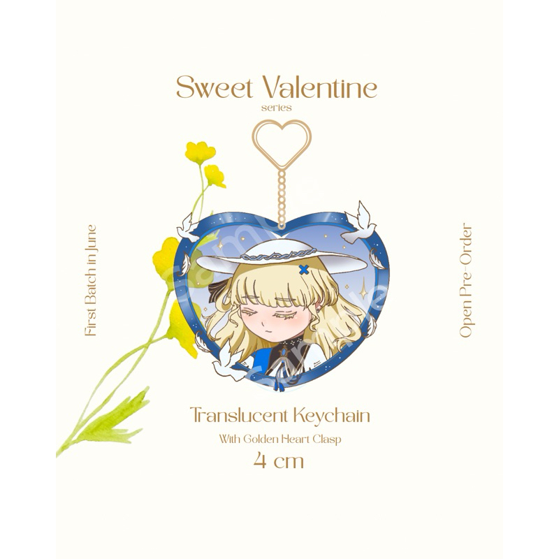 Phoebe Wuthering Waves - พวงกุญแจโปร่งแสง