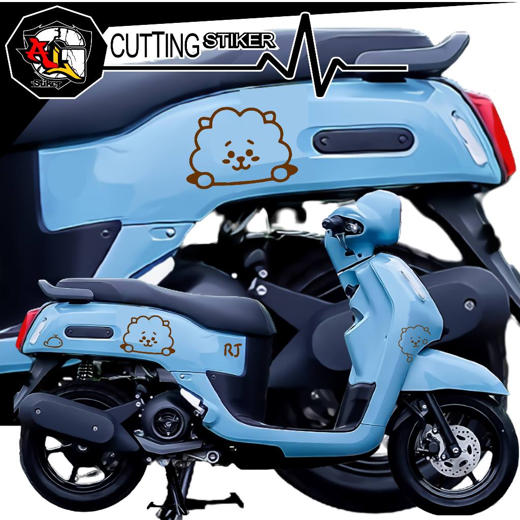 สติ๊กเกอร์ตัด/มอเตอร์ไซค์ Striping Fazzio/548/MOTORCYCLE สติ๊กเกอร์/สติ๊กเกอร์จักรยาน, Fazzio Train/