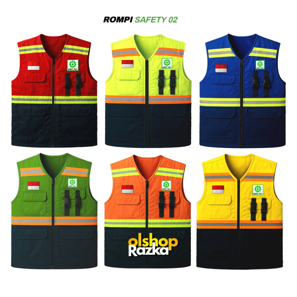 ข้อเสนอใหม่ SAFETY VEST/PROJECT VEST/FIRST SAFETY VEST/MINING VEST/FIELD WORK VEST MATERIAL