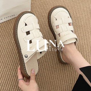 Sandal Slop Wanita Mewah Karet Jelly – Slip On Flat Nyaman, Cocok untuk Kerja & Santai – Import 333-X1