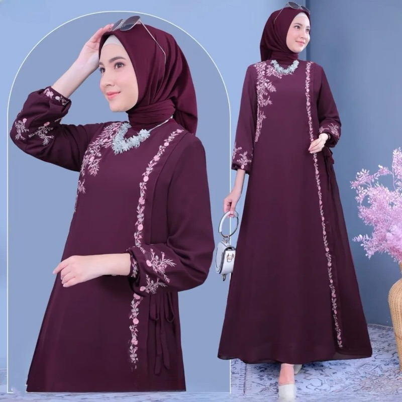 ผู้หญิง Gamis Bju Games Womens Trend Ghmes Premium Casual Material Womens Cool Model Ganis Ggamis Mu