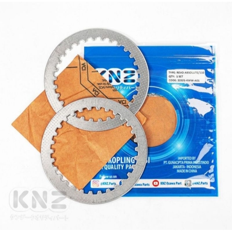 REVO ABSOLUTE REVO 110 แผ่นคลัทช์ IRON 2PC KWW KNZ
