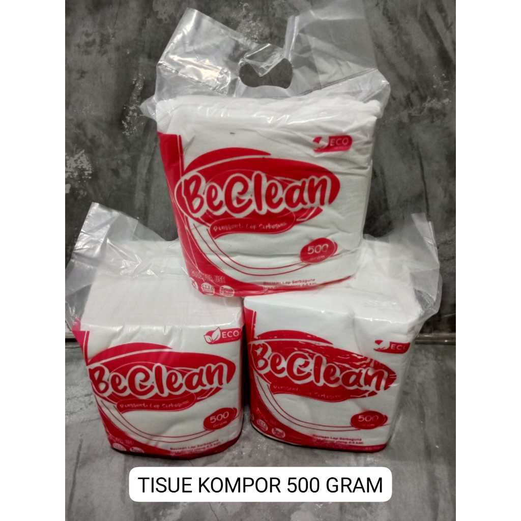 BE CLEAN KITCHEN TISSUE 500 กรัม / น้ํามัน ABSORBING STOVE TISSUE / MULTIPURPOSE BE CLEAN TISSUE