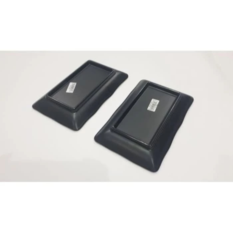 SUSHI PLATE P6508A 8 นิ้วสีดําหินมังกรทองรุ่นสแควร์เมลามีนแผ่น FOOD GRADE SNI HALAL MUI