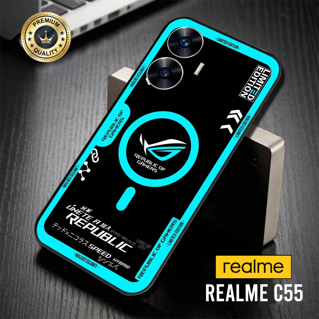เคส HP REALME C55 - REALME C55 (ใหม่ ROG) เคสโทรศัพท์ - เคสโทรศัพท์ - REALME C55 Softcase - Phone Si