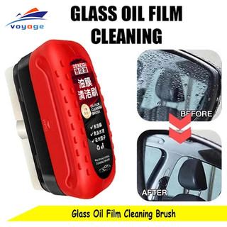 120ml Car Glass Oil Film Cleaning Remover Brush Cairan Pembersih Kaca Spion Jamur Mobil Powerful Windshield Oil Film Stain Removal Glass Oil