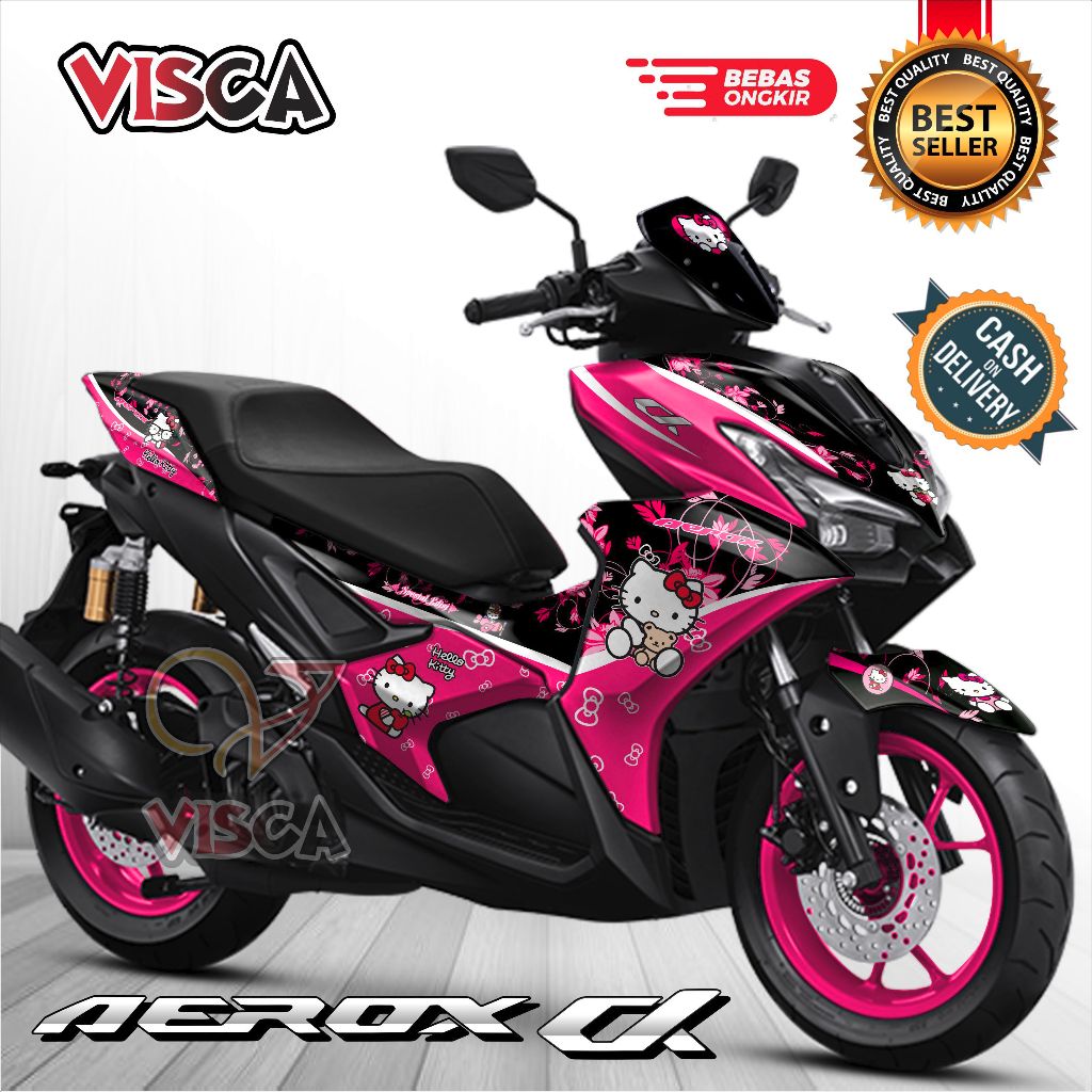 รูปลอก Aerox Alpha Full Body สติกเกอร์ Aerox CX 2025 Cool Striping Aerox Alpha Cx 2025 รูปลอก Variat
