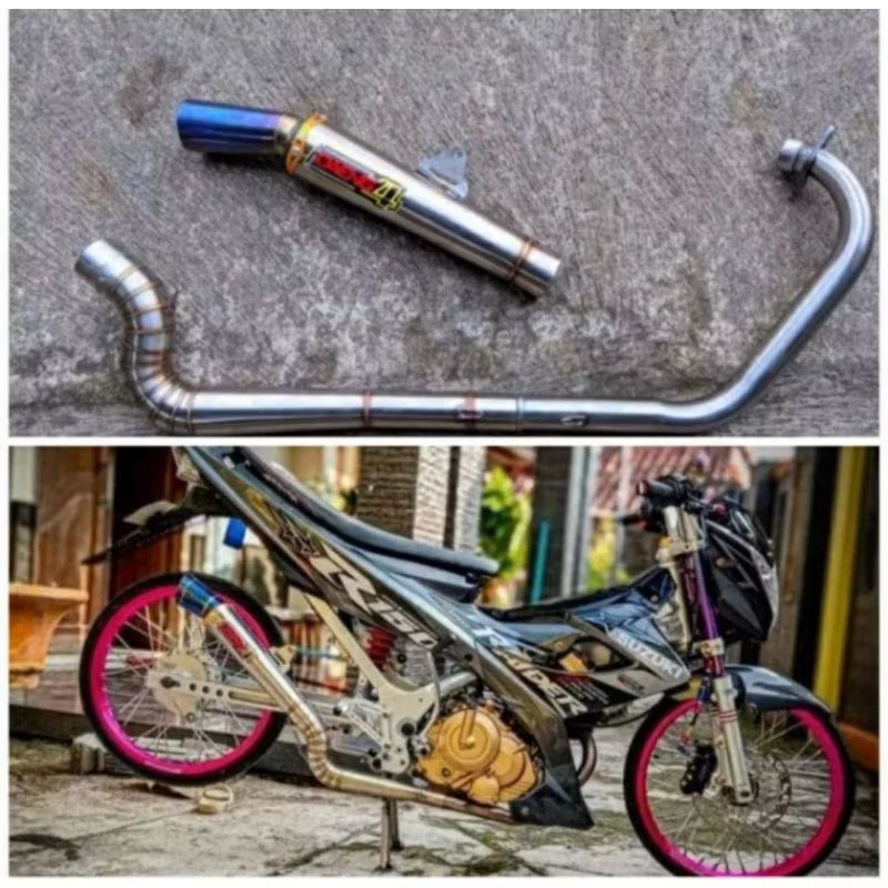 EXHAUST denang nlk EXHAUST y15, y15zr, lc135v1, v2, srl, kriss, sym