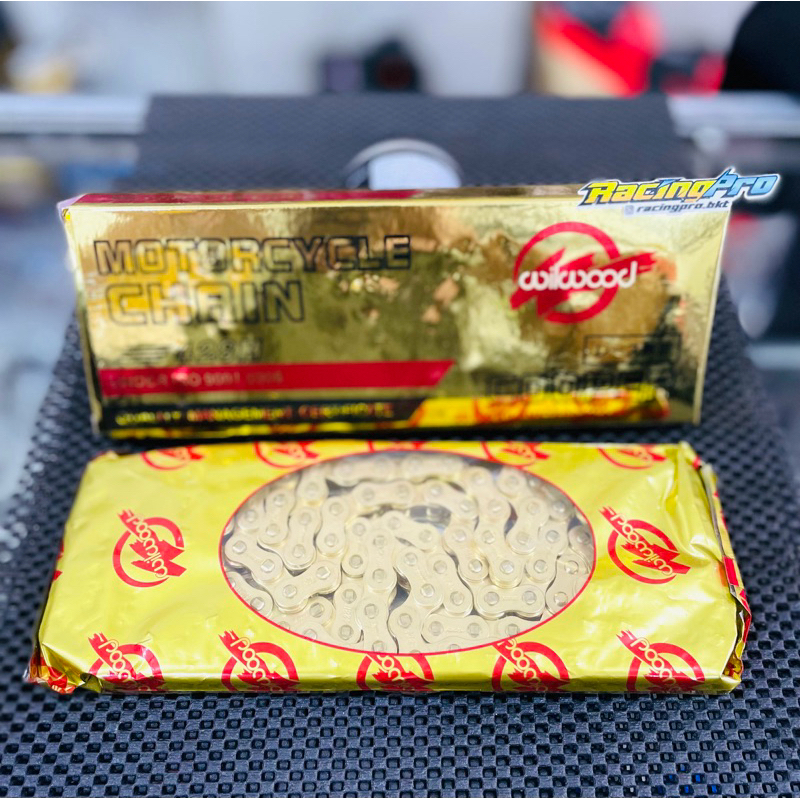 WILWOOD 428 415 520 FULL GOLD MOTORCYCLE CHAIN/WILWOOD CHAIN VARIATION MOTORCYCLE CHAIN