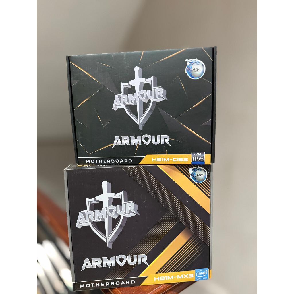 เมนบอร์ด ARMOUR H81M-MX3 Lga 1150 H81 DDR3 M.2 Nvme M-ATX