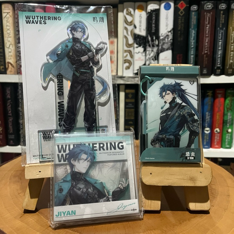 เกม Wuthering Waves Kuro อย่างเป็นทางการ Jiyan อะคริลิคบล็อก Stande พวงกุญแจ