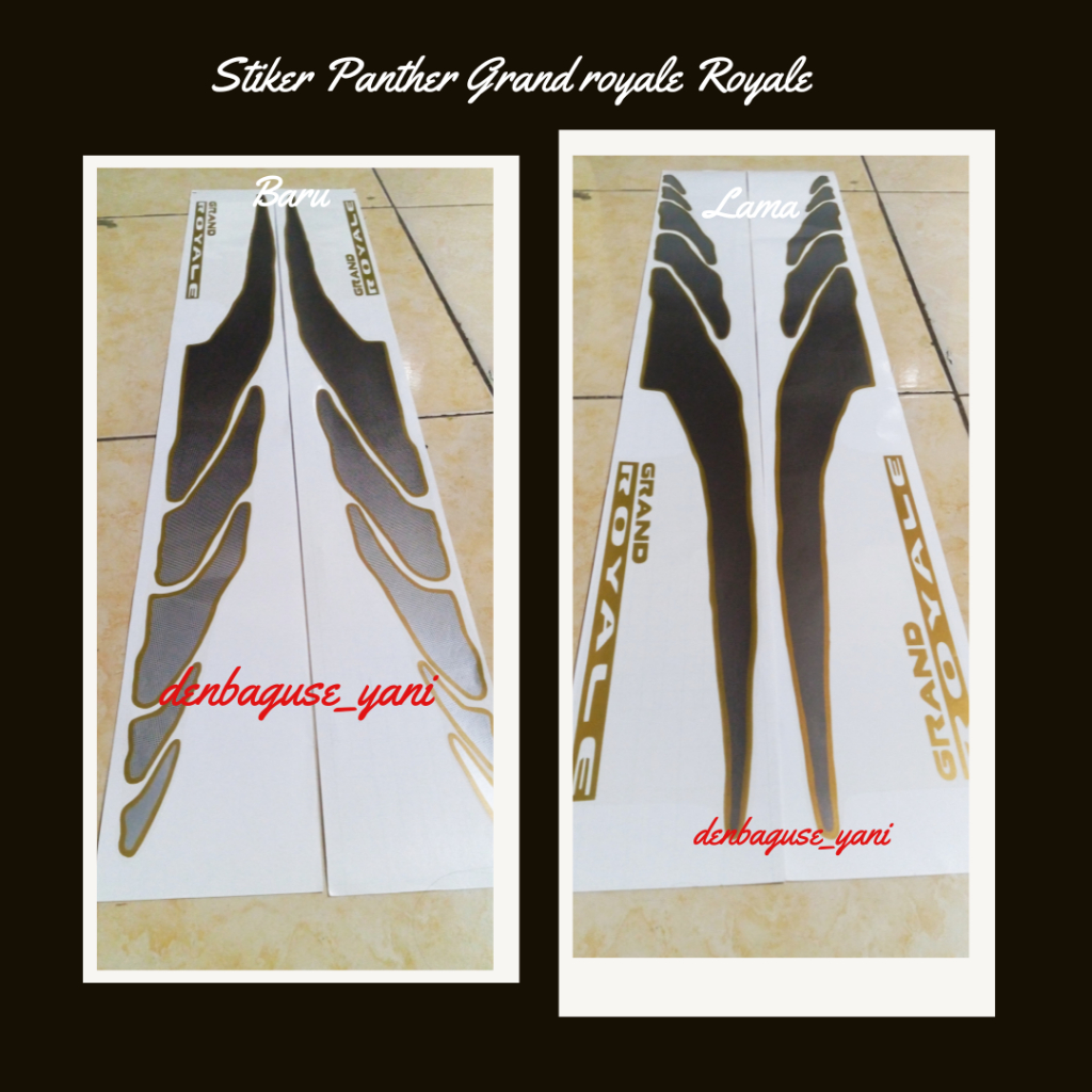 Panther Grand Royale Royal Sticker / isuzu Panther Royale Sticker / สติ๊กเกอร์ติดรถ Panther