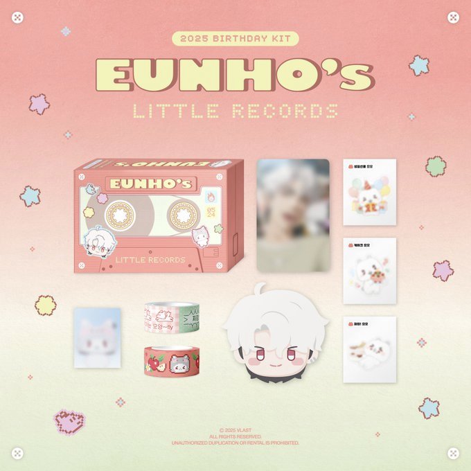 OFFICIAL PLAVE 2025 BIRTHDAY KIT LITTLE RECORDS EUNHO | ชุดวันเกิด EUNHO 5/24 | PLAVE 2025 BDAY KIT 