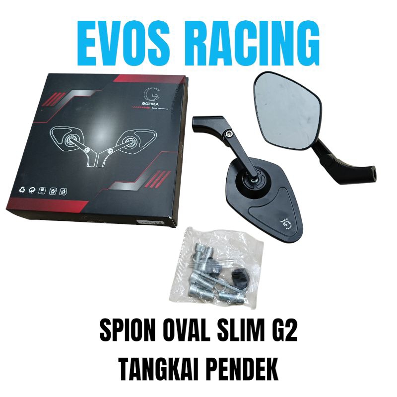Oval Mirror Gozima G2 Vespa Filano Genio FAZZZIO Aerox Beat Nmax RX king XSR PCX Adv Etc. สามารถใช้สําหรับรถมอเตอร์ไซด์ทุกรุ่น