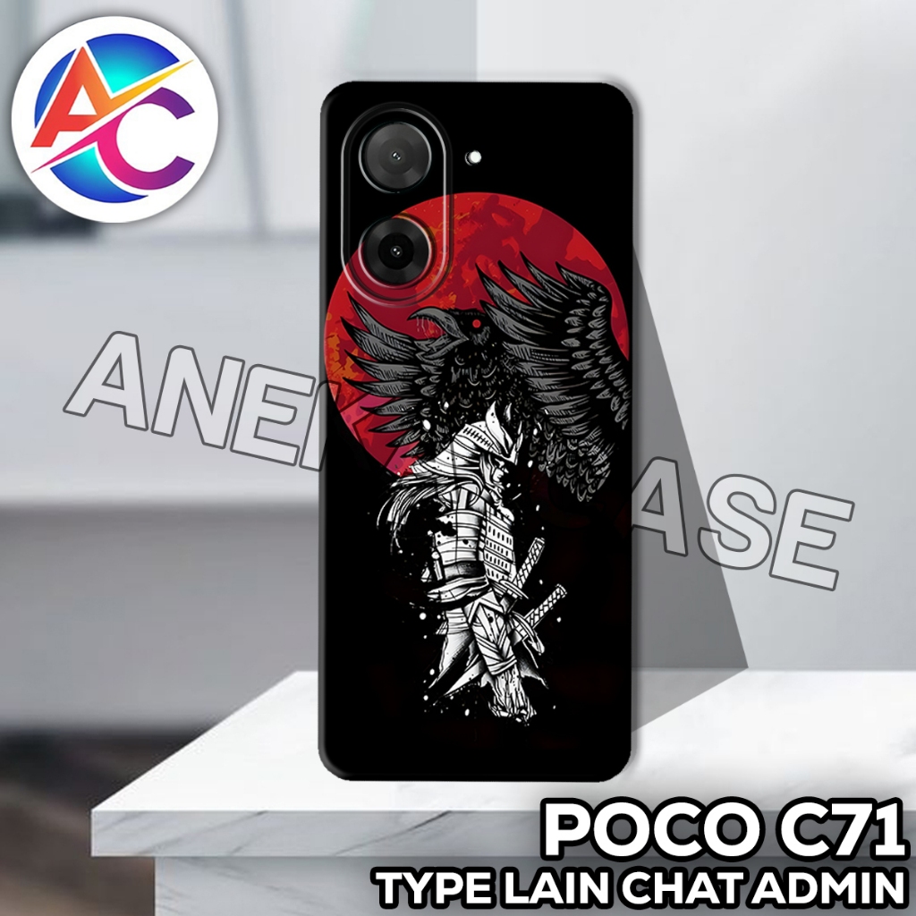 AC18/เคส Poco C71/Motif COWOK/softcase Poco C71/casing Poco C71/silicone Poco C71