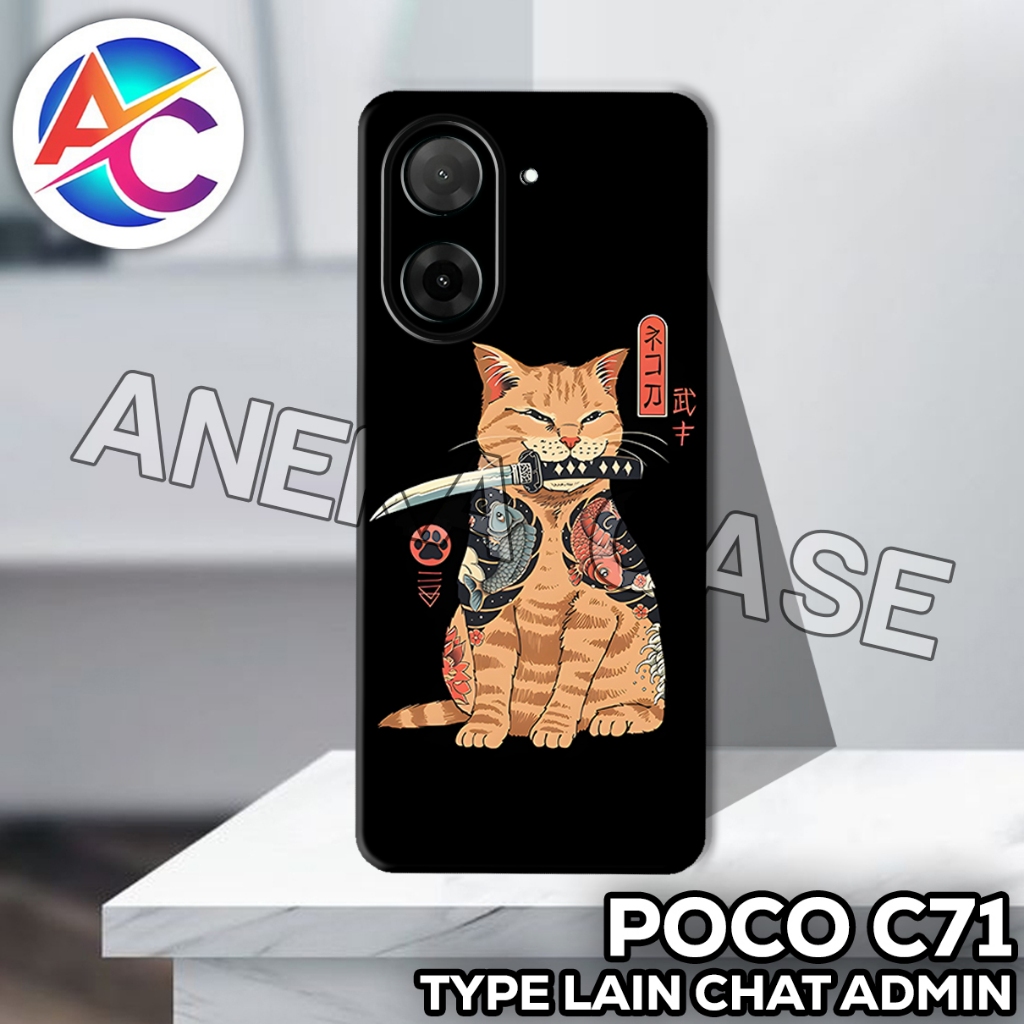 AC23/Case Poco C71/Motif COWOK/softcase Poco C71/casing Poco C71/silicone Poco C71