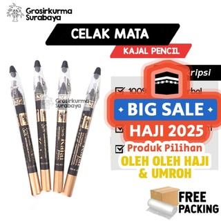 CELAK KAJAL PENCIL Waterproof Bagus Untuk Mata Sensasi Mint Herbal Warna Hitam Pekat Eyeliner