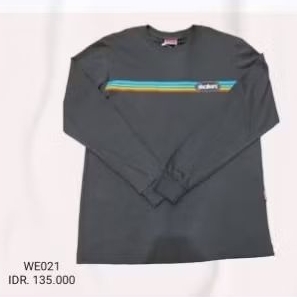 F LONGSLEEVE COLOR LINE 2 DK.GREY-WE021