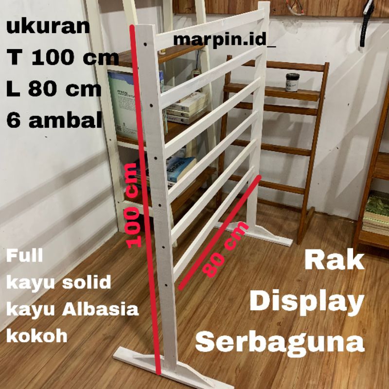 Hijab Display Rack T100xP80 ชั้นวางอเนกประสงค์อเนกประสงค์ Pashmina Goal