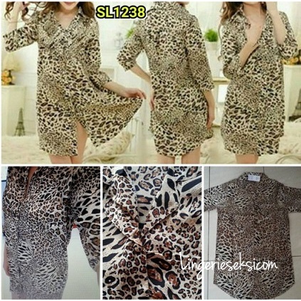 BLIORI PAJAMA SLEEPWEAR 1238 LEOPARD SLEEPWEAR