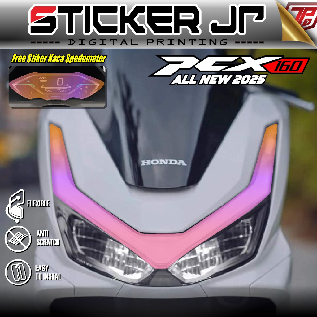 MATA PCX All New 2025 สติกเกอร์สติกเกอร์คิ้วโปร่งใส PCX 160 2025 Eagle Eye Striping Honda PCX 160 20