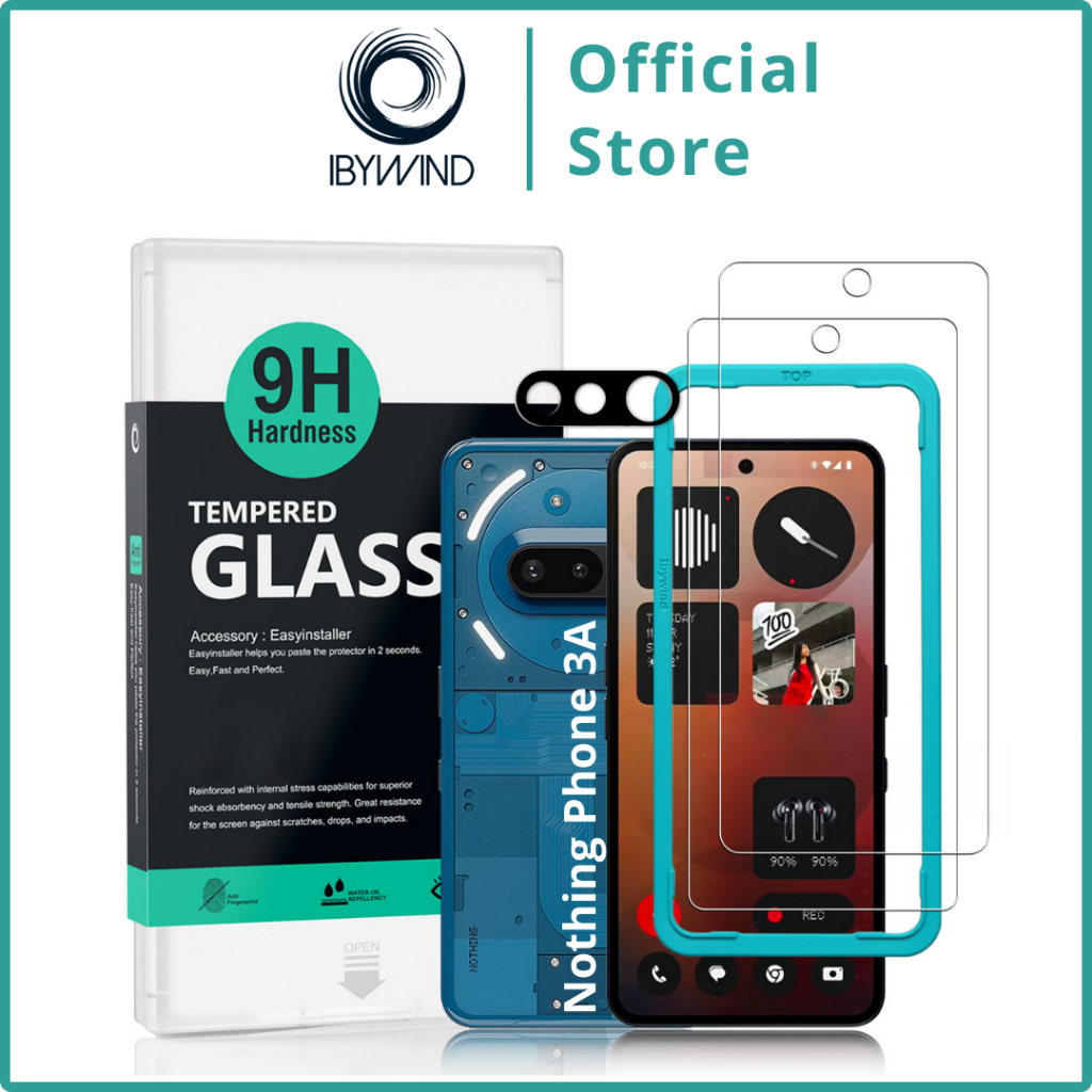 กระจกนิรภัย Ibywind สําหรับโทรศัพท์ Nothing (3a) 5G