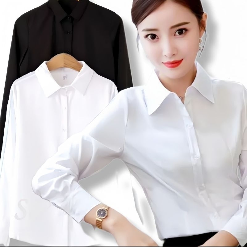 KEMEJA Premium เสื้อทํางานผู้หญิง เสื้อเชิ้ตออฟฟิศพิเศษ เสื้อเชิ้ตทางการ