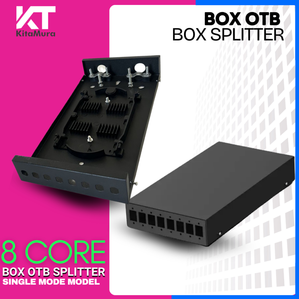 OTB 8 CORE SC UPC / ODF / FTTH SINGLE MODE / FIBER OPTIC TERMINAL BOX