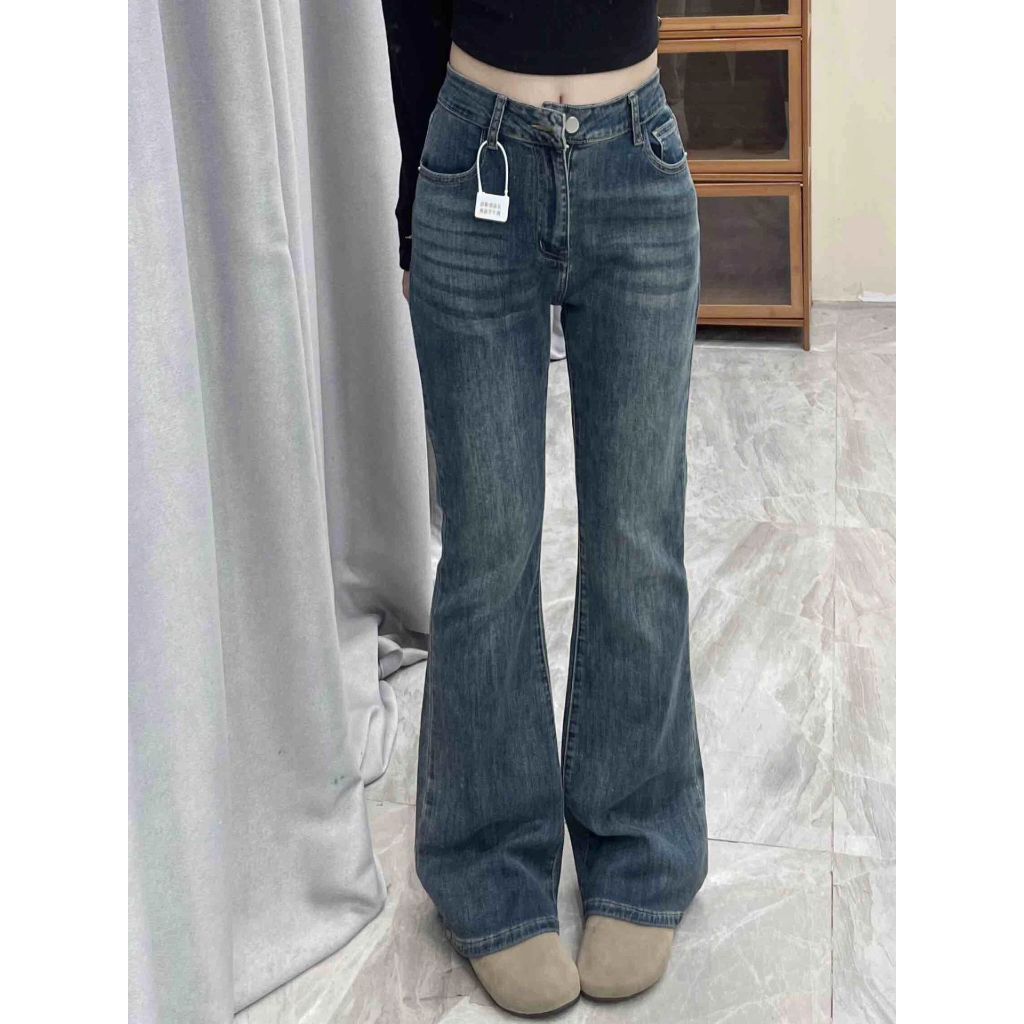 YOYO - Cutbray Jeans Stretched Womens Sexy Korean style Cutbray skinny Jeans for women