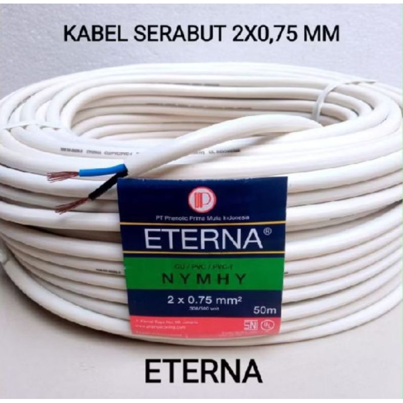 ETERNA STRINGED ELECTRICAL CABLE 2X0.75 MM